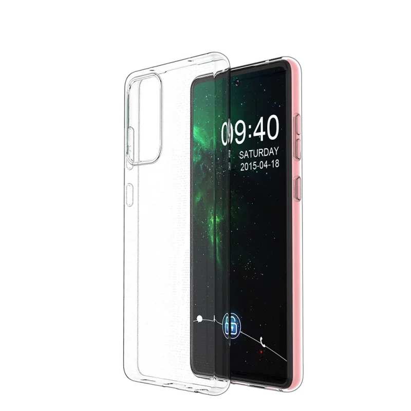 Żelowy pokrowiec etui Ultra Clear 0.5mm Samsung Galaxy A72 4G przezroczysty - obrazek 7