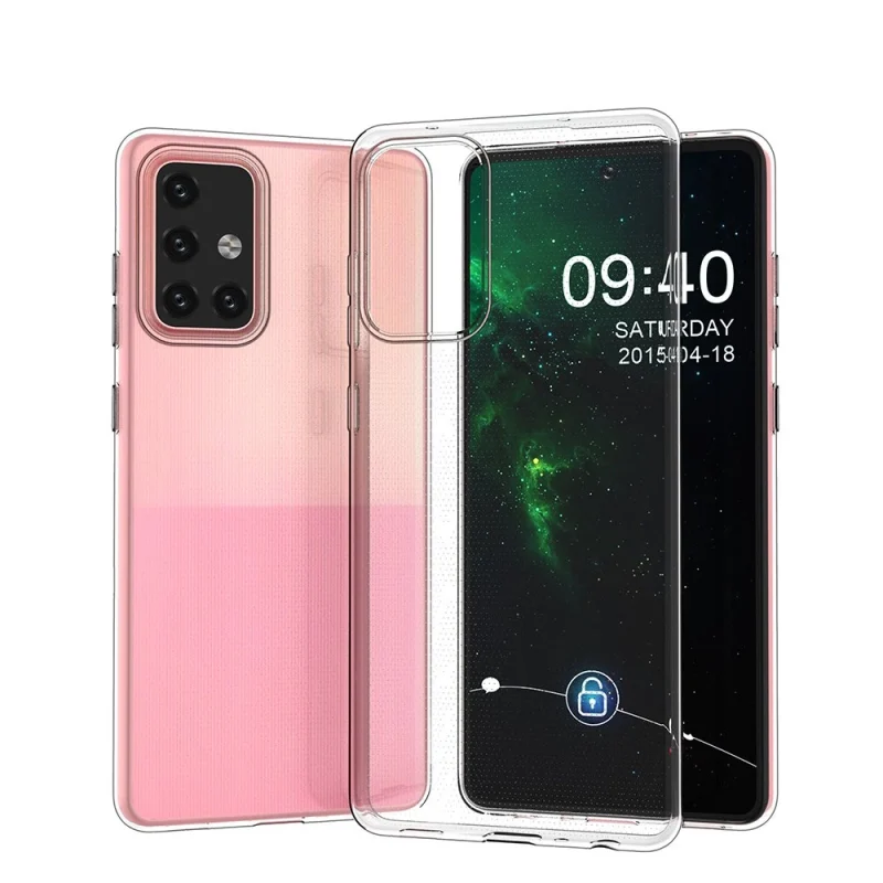 Żelowy pokrowiec etui Ultra Clear 0.5mm Samsung Galaxy A72 4G przezroczysty - obrazek 8