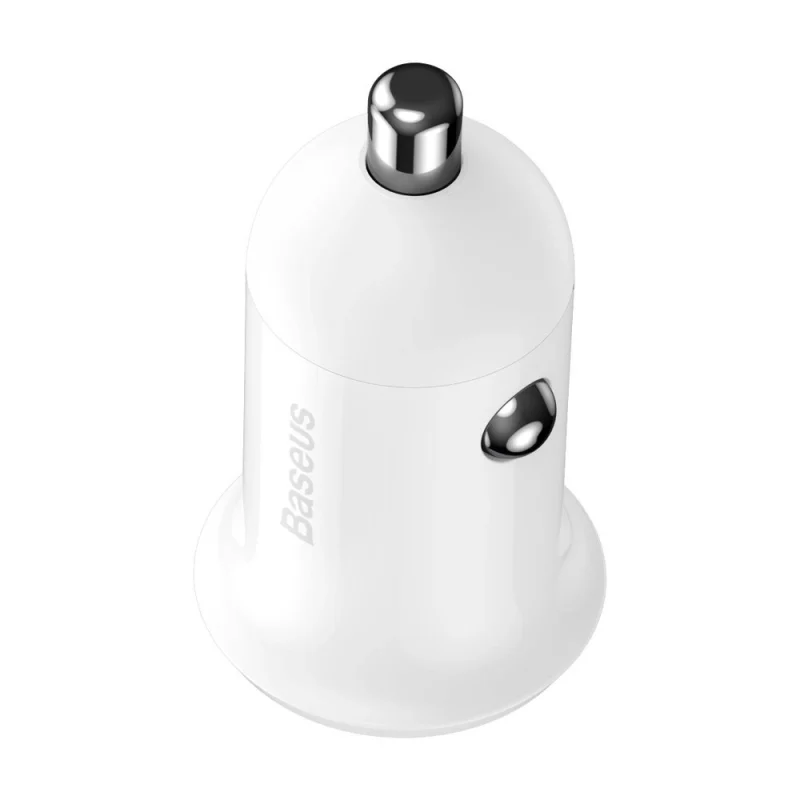 Baseus Grain Pro ładowarka samochodowa 2x USB 4,8 A biały (CCALLP-02) - obrazek 3