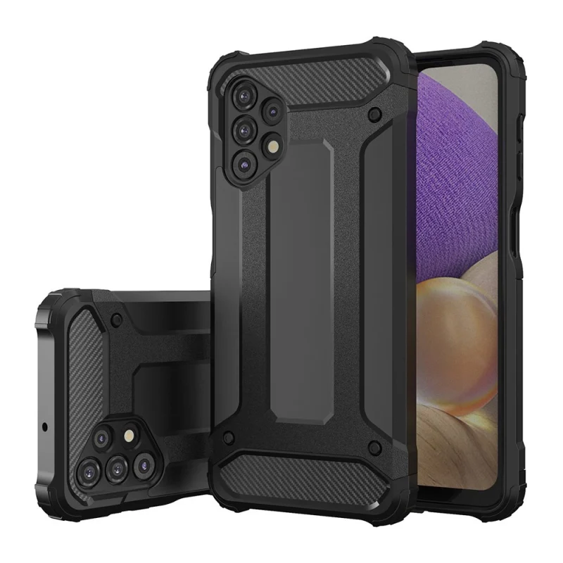 Hybrid Armor pancerne hybrydowe etui pokrowiec Samsung Galaxy A32 5G złoty - obrazek 2