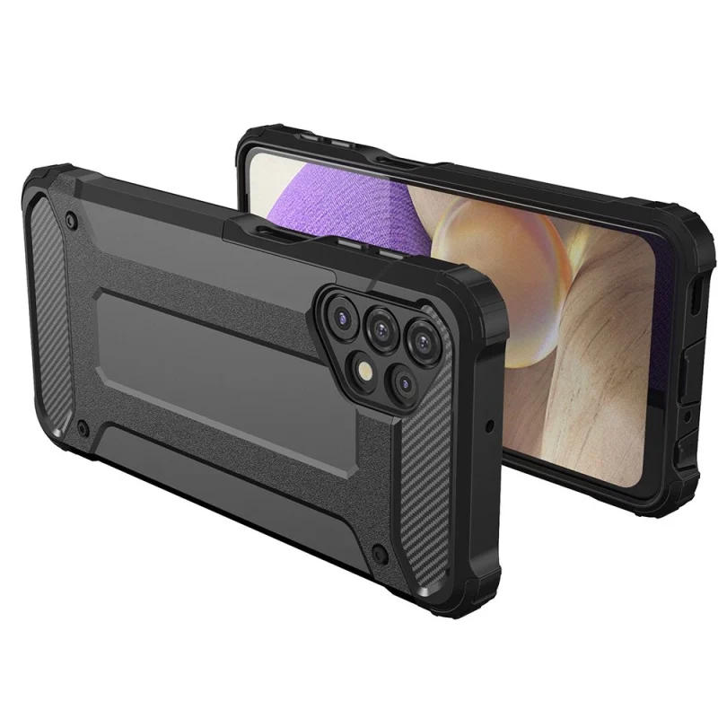 Hybrid Armor pancerne hybrydowe etui pokrowiec Samsung Galaxy A32 5G złoty - obrazek 3