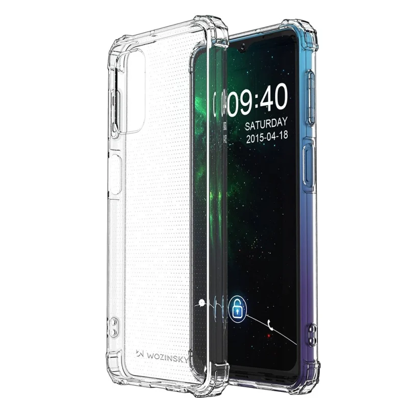 Wozinsky Anti Shock pancerne etui do Samsung Galaxy A32 5G przezroczysty - obrazek 4