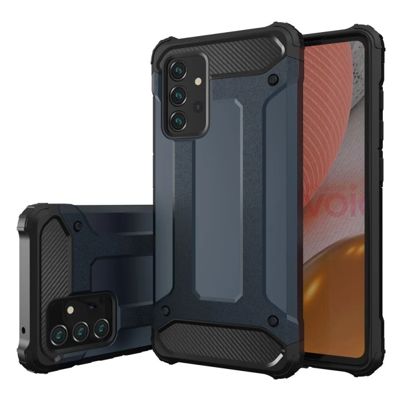 Hybrid Armor pancerne hybrydowe etui pokrowiec Samsung Galaxy A72 4G złoty - obrazek 2