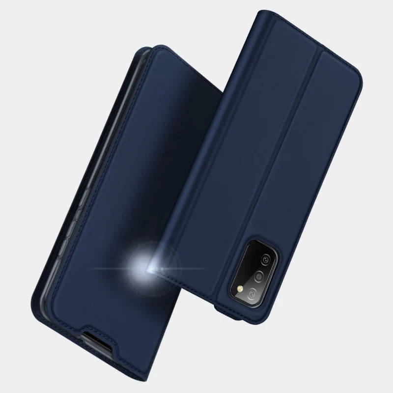 DUX DUCIS Skin Pro kabura etui pokrowiec z klapką Samsung Galaxy A02s EU czarny - obrazek 12