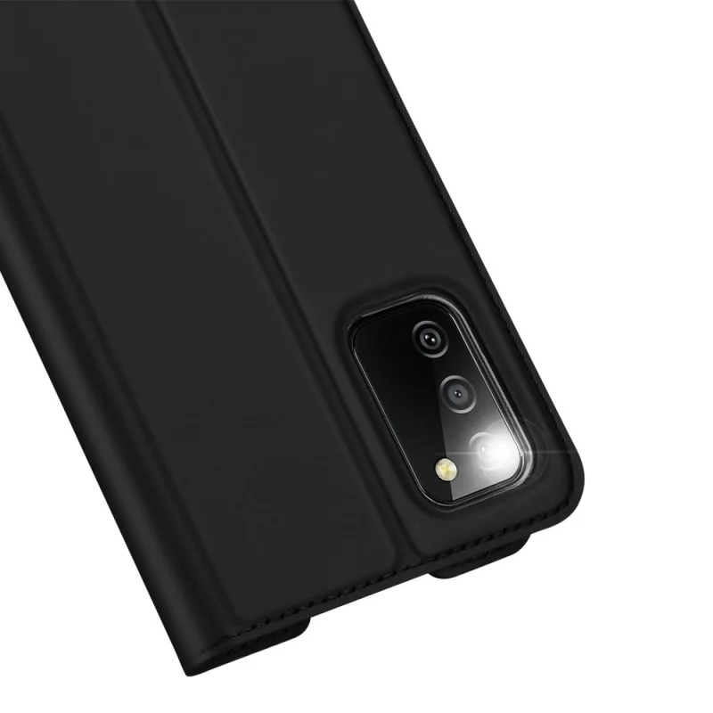 DUX DUCIS Skin Pro kabura etui pokrowiec z klapką Samsung Galaxy A02s EU czarny - obrazek 3