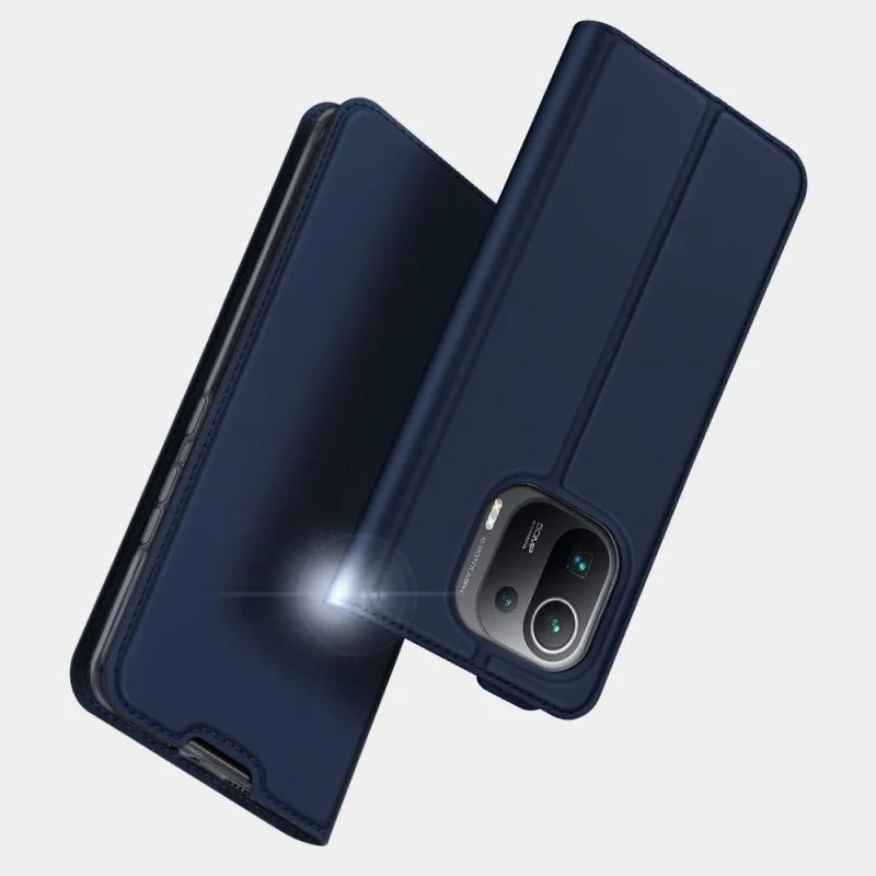 DUX DUCIS Skin Pro kabura etui pokrowiec z klapką Xiaomi Mi 11 Pro czarny - obrazek 12