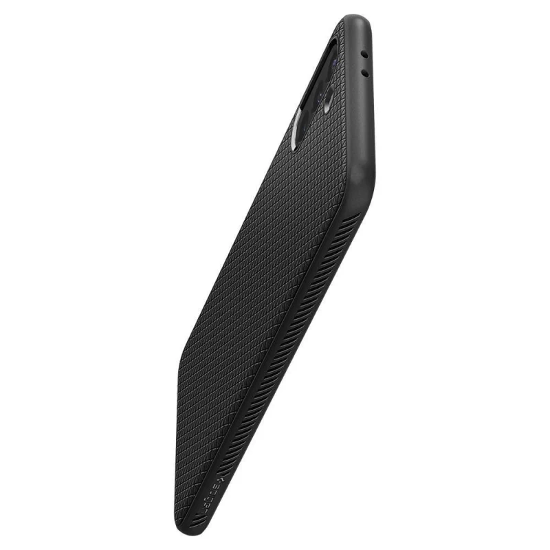 Etui Spigen Liquid Air na Samsung Galaxy S21 - czarny mat - obrazek 2