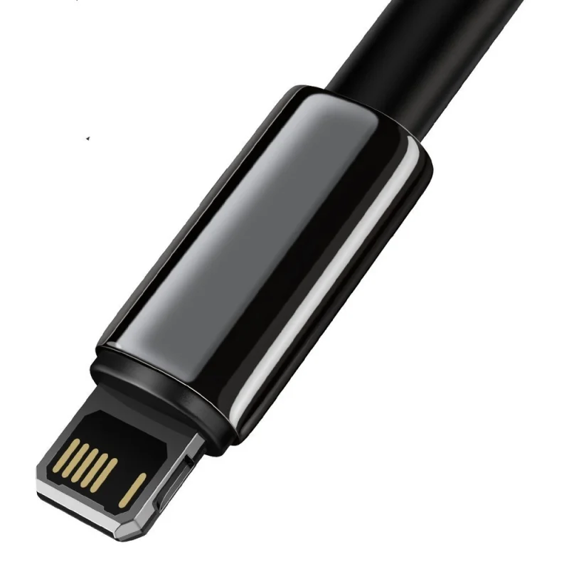 Baseus Tungsten kabel USB - Lightning 2,4 A 2 m czarny (CALWJ-A01) - obrazek 2