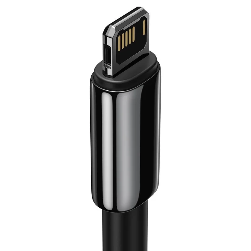 Baseus Tungsten kabel USB - Lightning 2,4 A 2 m czarny (CALWJ-A01) - obrazek 3