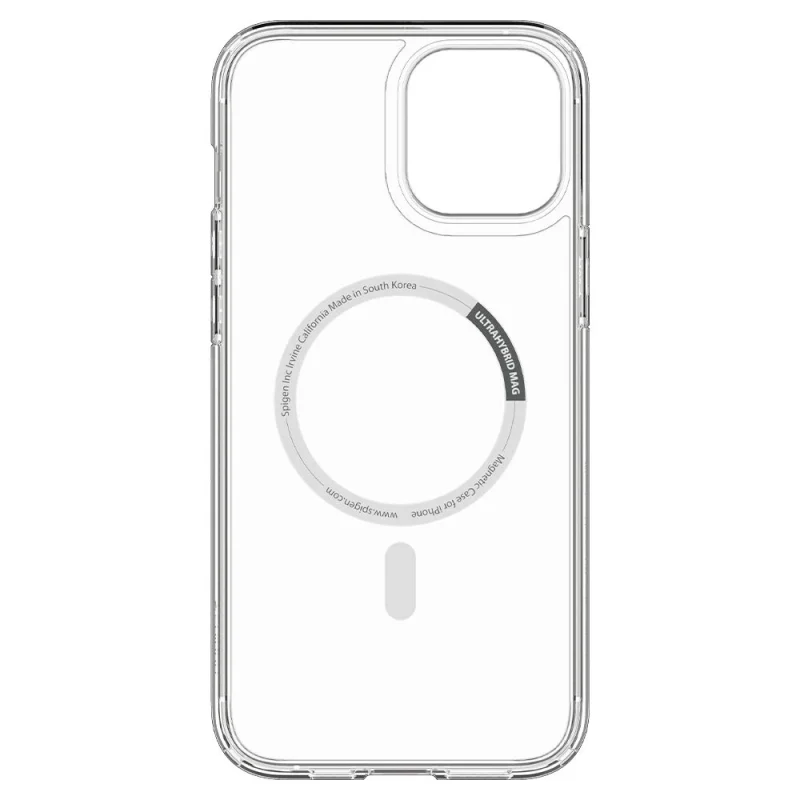 Etui Spigen Ultra Hybrid Mag MagSafe na iPhone 12 / iPhone 12 Pro - białe - obrazek 4