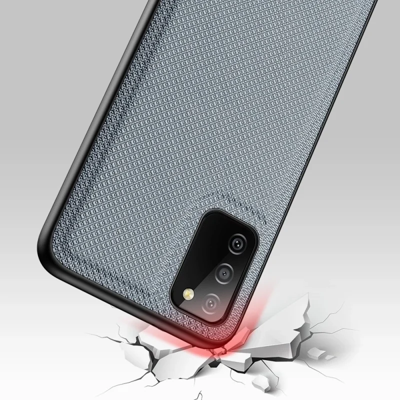 Dux Ducis Fino etui pokrowiec pokryty nylonowym materiałem Samsung Galaxy A02s EU szary - obrazek 6