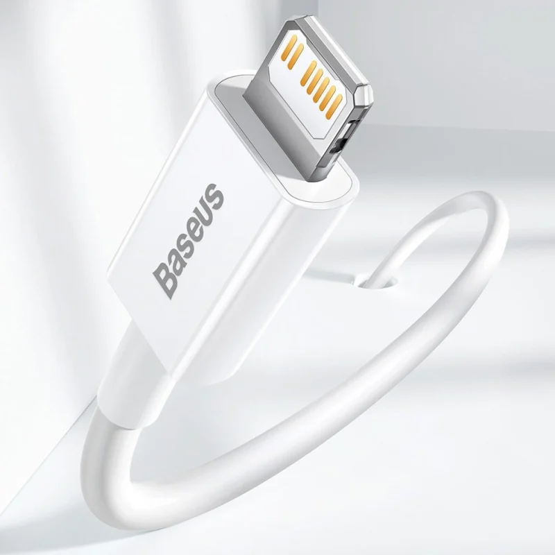 Kabel Baseus Superior Series USB-C / Lightning PD 20W 1 m - biały - obrazek 12