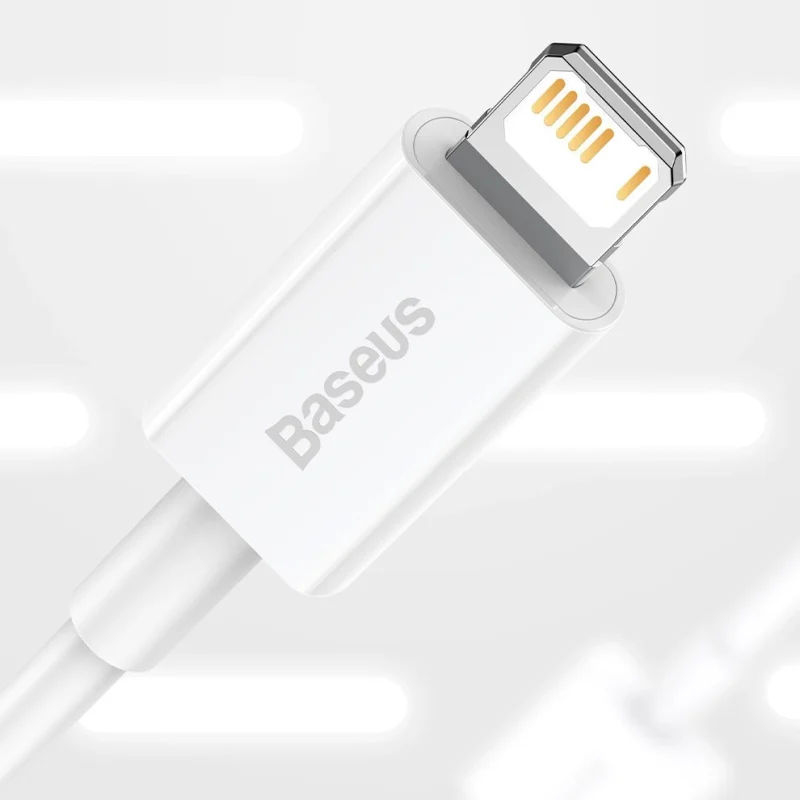 Baseus Superior kabel USB - Lightning 2,4A 0,25 m Biały (CALYS-02) - obrazek 13