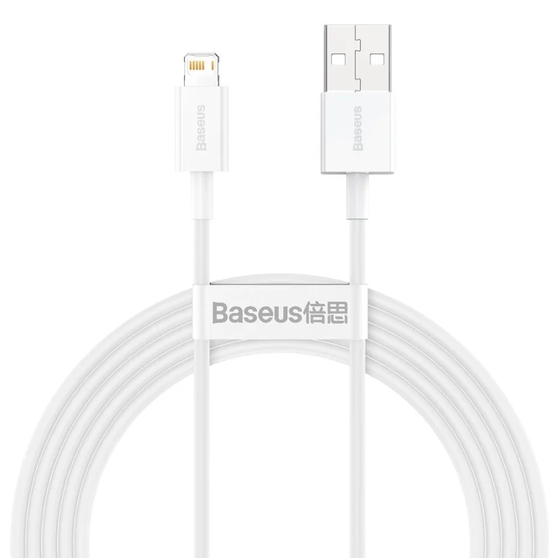 Baseus Superior kabel USB - Lightning 2,4A 2 m Biały (CALYS-C02)