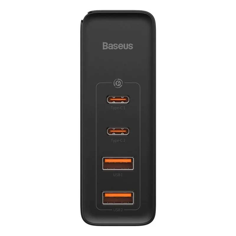 Baseus GaN2 Pro szybka ładowarka sieciowa 100W USB / USB Typ C Quick Charge 4+ Power Delivery czarny (CCGAN2P-L01) - obrazek 3