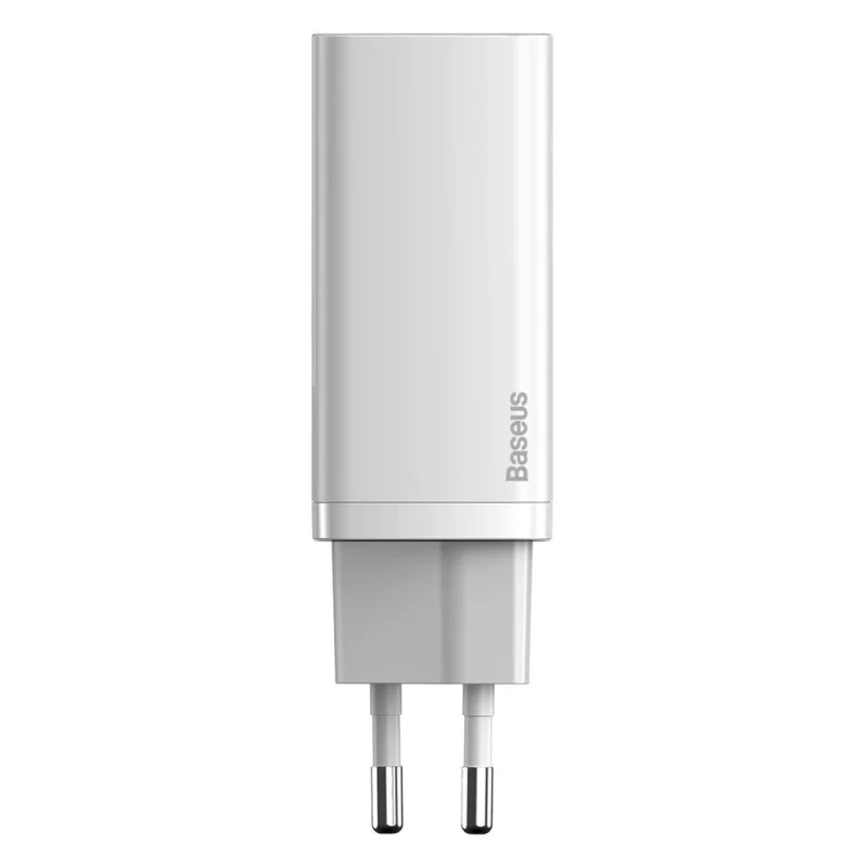 Baseus GaN2 Lite szybka ładowarka sieciowa 65W USB / USB Typ C Quick Charge 3.0 Power Delivery (azotek galu) biały (CCGAN2L-B02) - obrazek 2