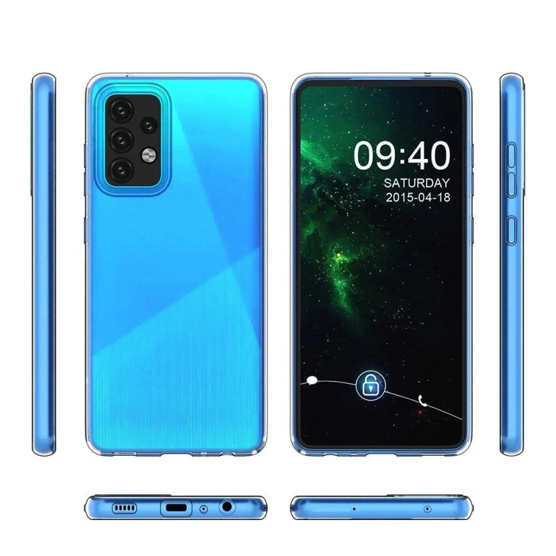 Żelowy pokrowiec etui Ultra Clear 0.5mm Vivo X60 Pro przezroczysty - obrazek 4