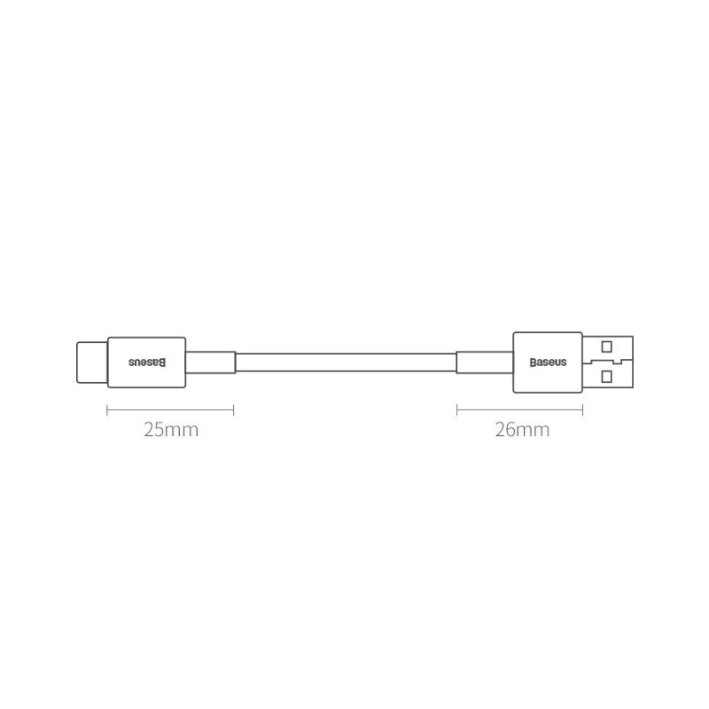 Baseus Superior kabel USB - USB Typ C 66 W (11 V / 6 A) Huawei SuperCharge SCP 2 m czarny (CATYS-A01) - obrazek 15