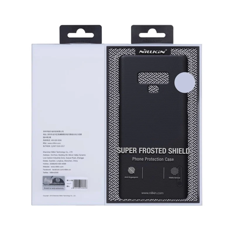 Nillkin Super Frosted Shield wzmocnione etui pokrowiec Xiaomi Redmi Note 9T 5G czarny - obrazek 5