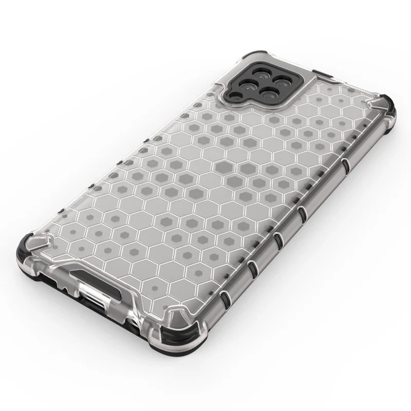 Honeycomb etui pancerny pokrowiec z żelową ramką Samsung Galaxy A42 5G czarny - obrazek 7