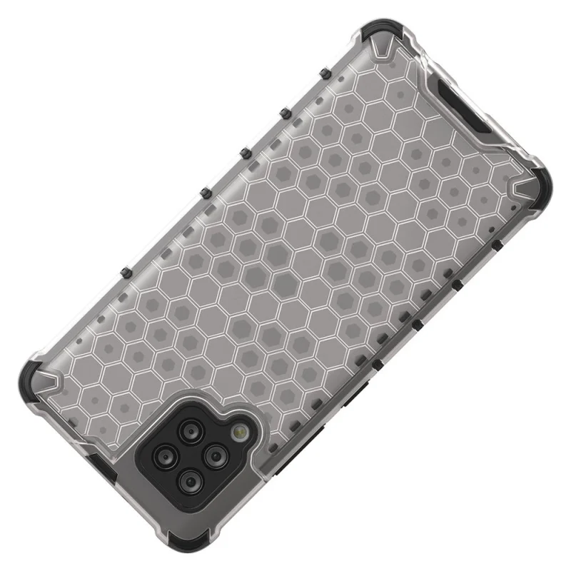 Honeycomb etui pancerny pokrowiec z żelową ramką Samsung Galaxy A42 5G niebieski - obrazek 8