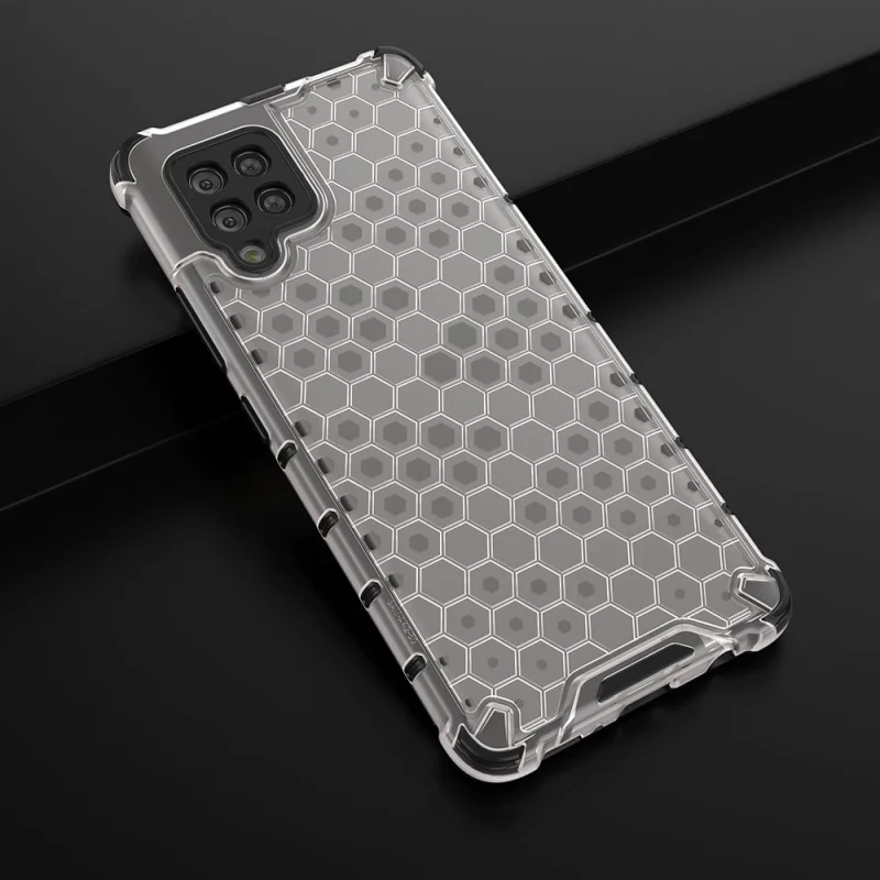 Honeycomb etui pancerny pokrowiec z żelową ramką Samsung Galaxy A42 5G przezroczysty - obrazek 13