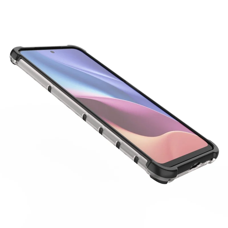 Honeycomb etui pancerny pokrowiec z żelową ramką Xiaomi Redmi K40 Pro+ / K40 Pro / K40 / Poco F3 czerwony - obrazek 12