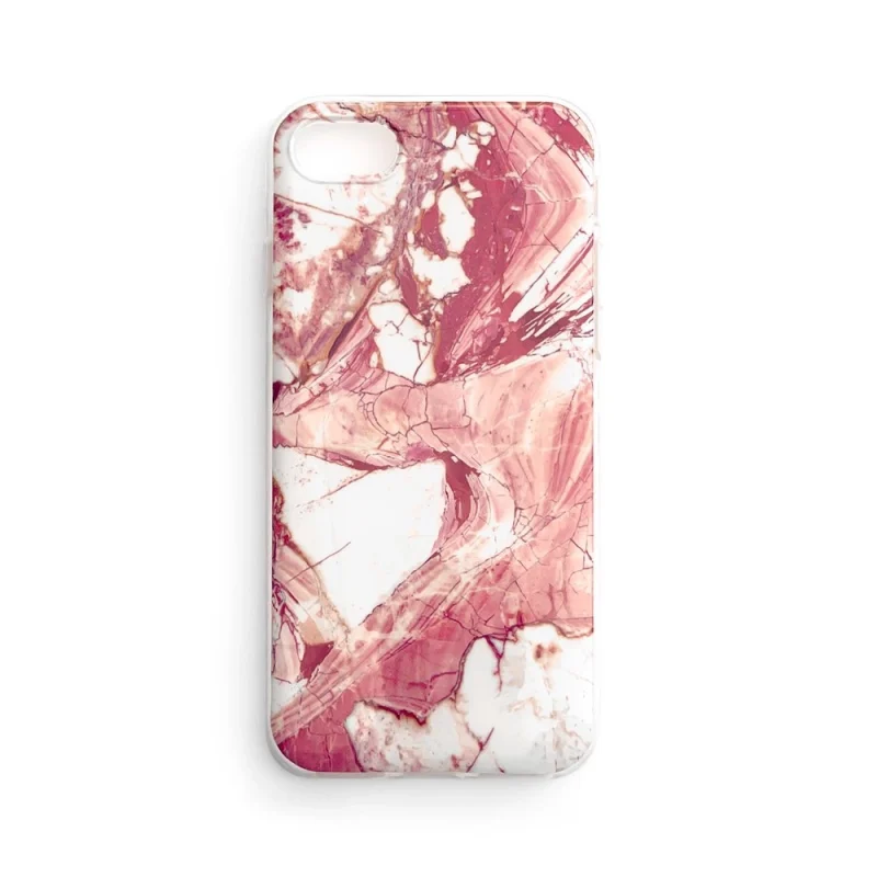 Wozinsky Marble żelowe etui pokrowiec marmur Samsung Galaxy A02s EU różowy