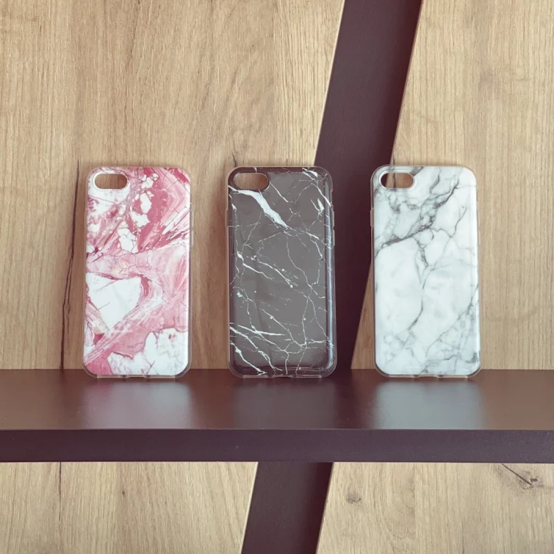 Wozinsky Marble żelowe etui pokrowiec marmur Samsung Galaxy A02s EU różowy - obrazek 7