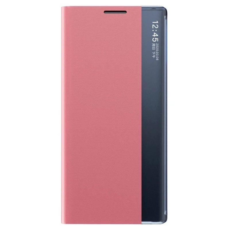 Sleep Case pokrowiec etui z klapką typu Smart Cover Xiaomi Redmi K40 Pro+ / K40 Pro / K40 / Poco F3 różowy - obrazek 3