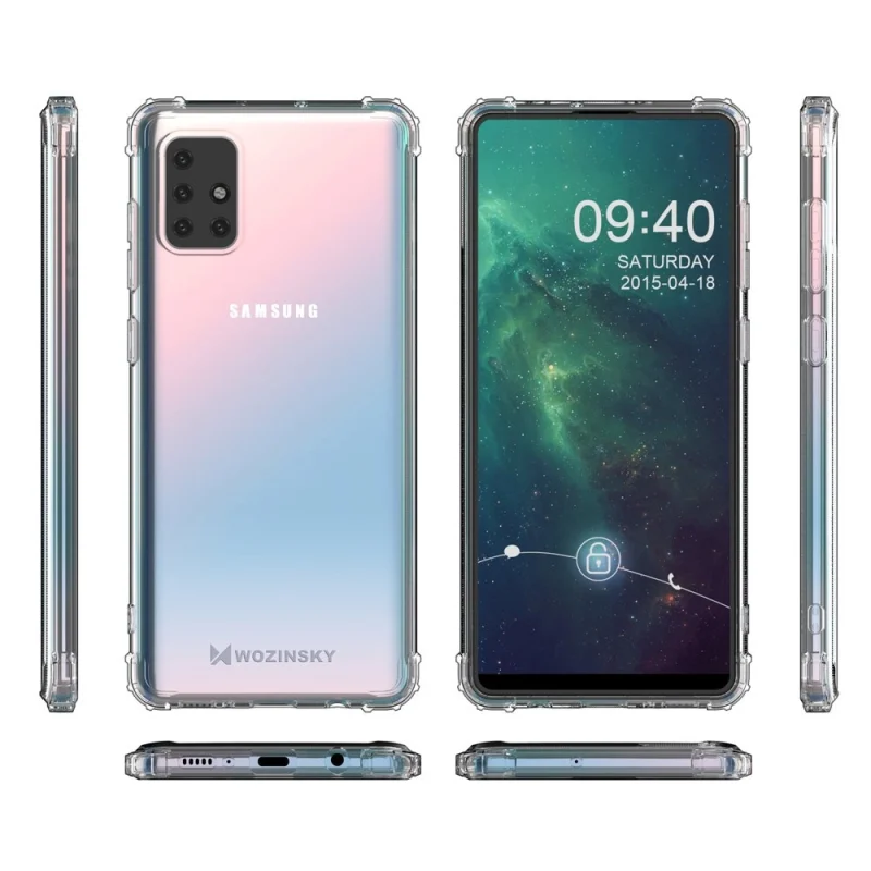 Wozinsky Anti Shock pancerne etui do Samsung Galaxy A72 4G przezroczysty - obrazek 9