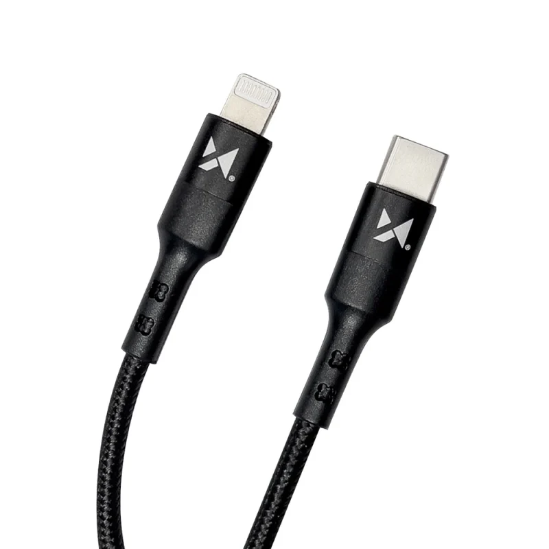 Kabel Wozinsky WUC-PD-CL2B Lightning - USB-C PD 18W 480Mb/s 2m - czarny - obrazek 2