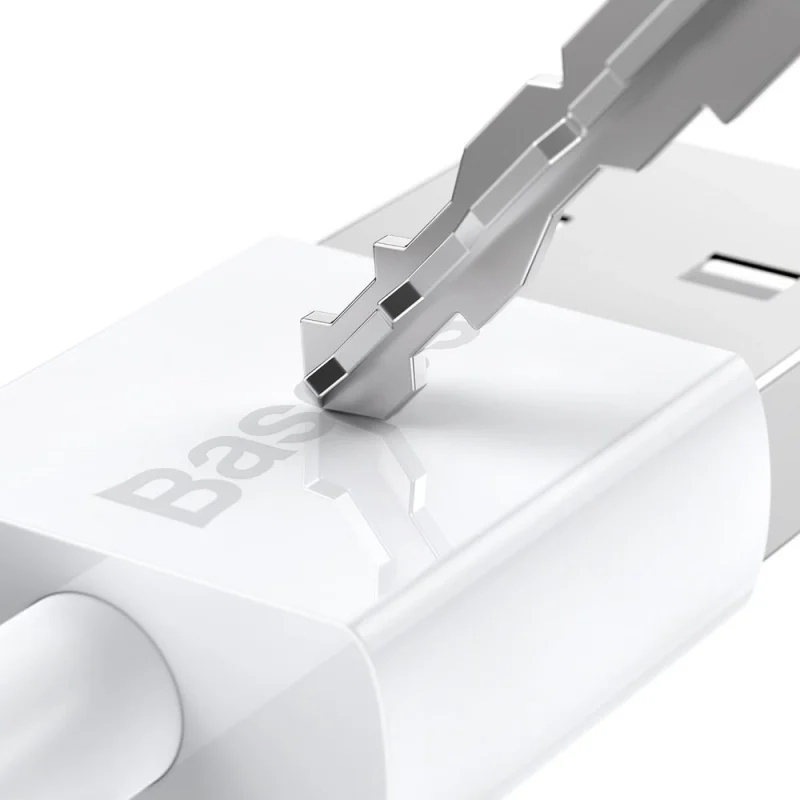 Kabel Baseus Superior USB-A / micro USB 2A 1m - biały - obrazek 4