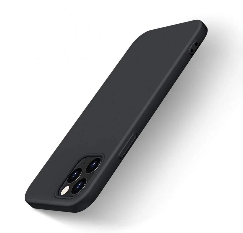 Silicone Case elastyczne silikonowe etui pokrowiec Xiaomi Redmi Note 10 5G / Poco M3 Pro czarny - obrazek 2