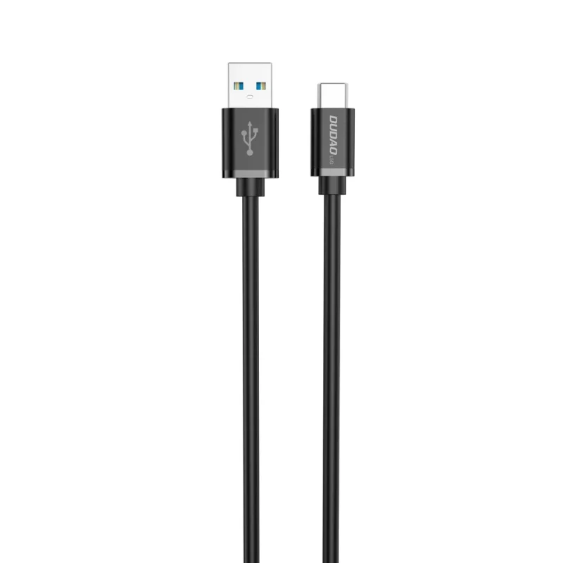 Dudao kabel przewód USB - USB Typ C Super Fast Charge 1 m czarny (L5G-Black) - obrazek 3