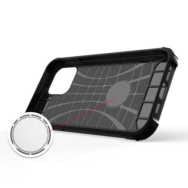 Hybrid Armor pancerne hybrydowe etui pokrowiec iPhone 13 złoty - obrazek 5