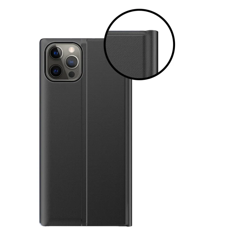 Sleep Case pokrowiec etui z klapką typu Smart Cover iPhone 13 Pro różowy - obrazek 4