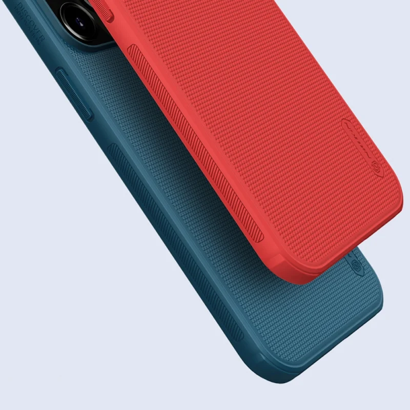 Nillkin Super Frosted Shield Pro wytrzymałe etui pokrowiec iPhone 13 Pro Max czerwony - obrazek 9