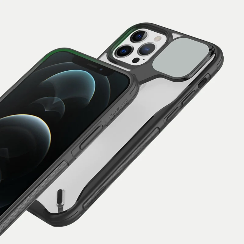 Nillkin Cyclops Case wytrzymałe etui z osłoną na aparat i składaną podstawką iPhone 13 Pro Max niebieski - obrazek 14