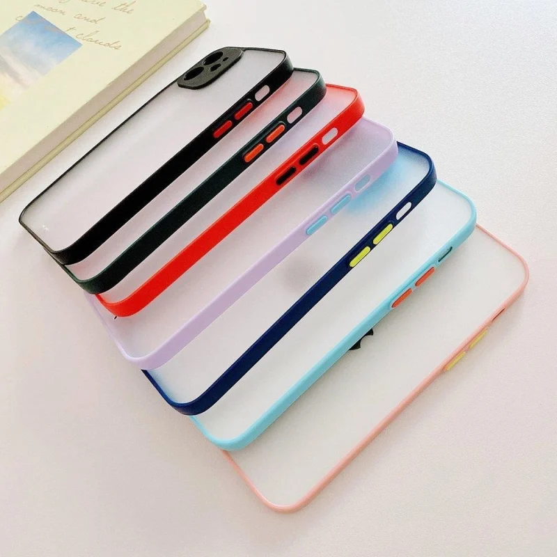 Milky Case silikonowe elastyczne półprzezroczyste etui do Xiaomi Redmi Note 10 / Redmi Note 10S czerwony - obrazek 14