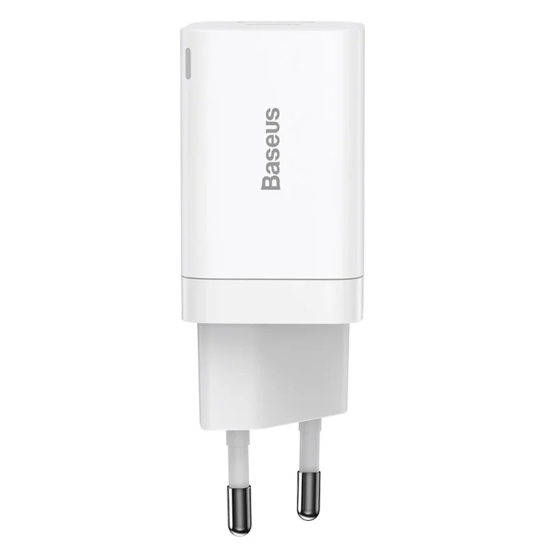 Baseus Super Si Pro szybka ładowarka USB / USB Typ C 30W Power Delivery Quick Charge biały (CCSUPP-E02) - obrazek 2