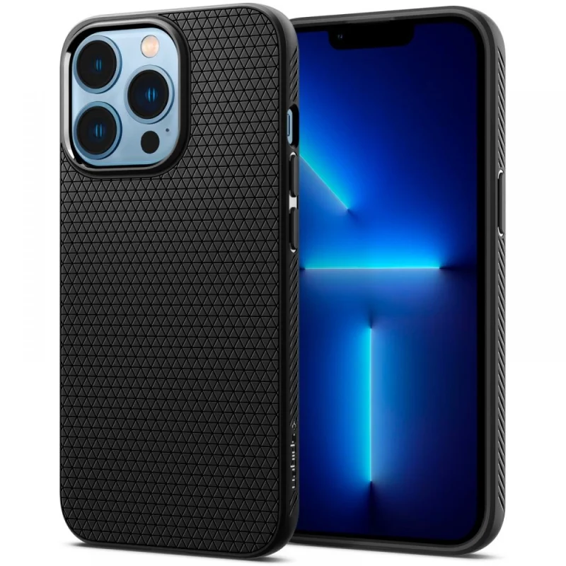 Etui Spigen Liquid Air na iPhone 13 Pro Max - czarny mat