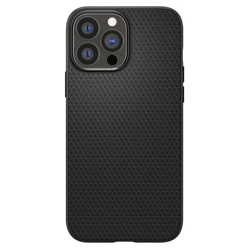 Etui Spigen Liquid Air na iPhone 13 Pro Max - czarny mat - obrazek 10