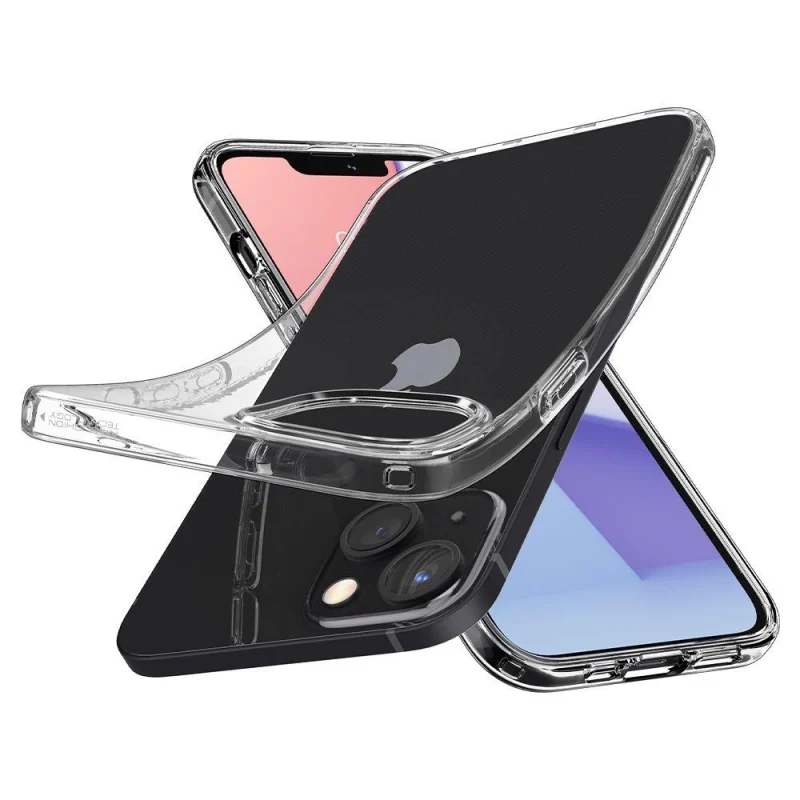 Etui Spigen Liquid Crystal na iPhone 13 mini - przezroczyste - obrazek 5