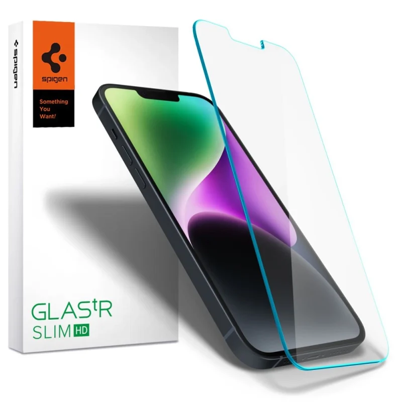 Szkło hartowane Spigen Glas.tR Slim na iPhone 13 Pro Max / 14 Plus