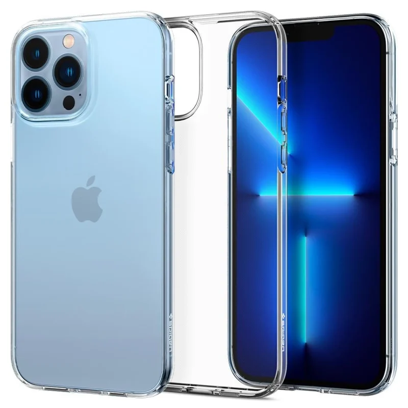 Etui Spigen Liquid Crystal na iPhone 13 Pro - przezroczyste - obrazek 3