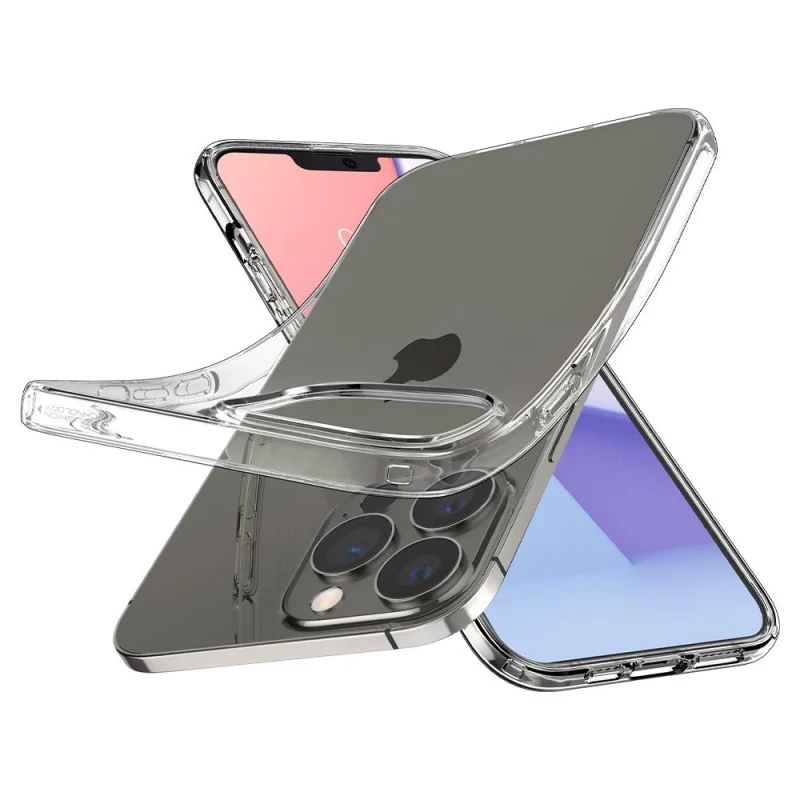 Etui Spigen Liquid Crystal na iPhone 13 Pro - przezroczyste - obrazek 9