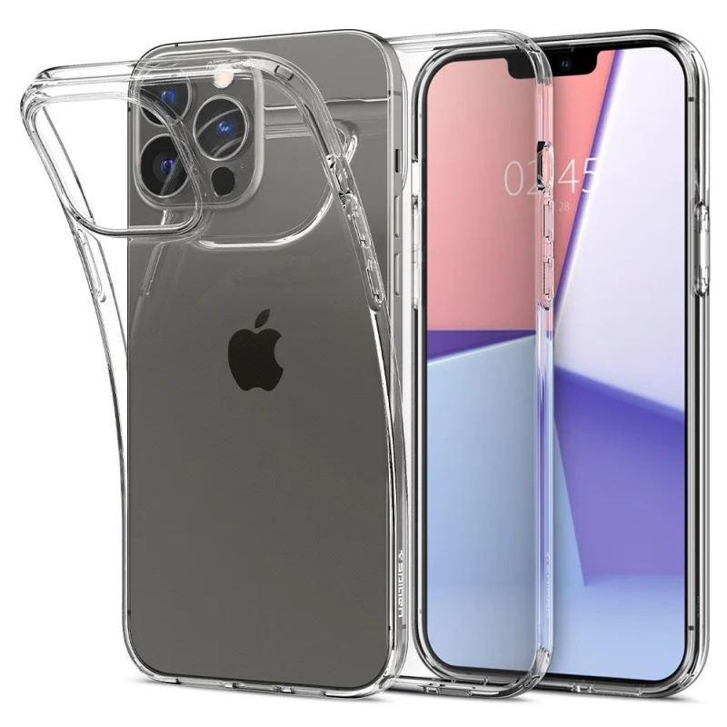 Etui Spigen Liquid Crystal na iPhone 13 Pro - przezroczyste - obrazek 10