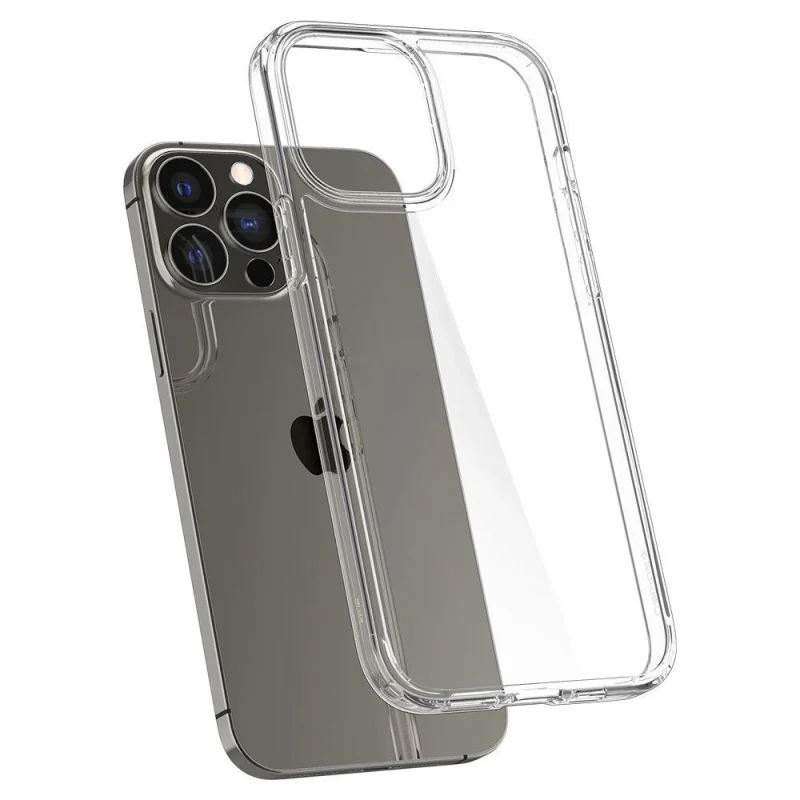 Etui Spigen Ultra Hybrid na iPhone 13 Pro - przezroczyste - obrazek 5