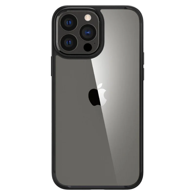 Etui Spigen Ultra Hybrid na iPhone 13 Pro - czarny mat - obrazek 7